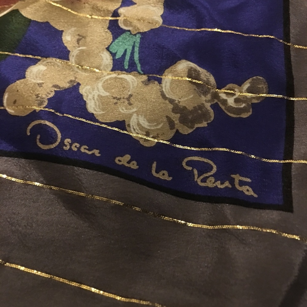 Oscar De La Renta Silk Scarf